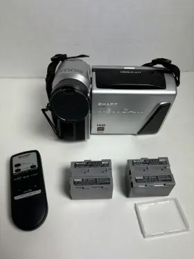 Vl-h860u Sharp 8mm Video 8 Camcorder Vcr Player Camera Viewcam With Charger Cords #2