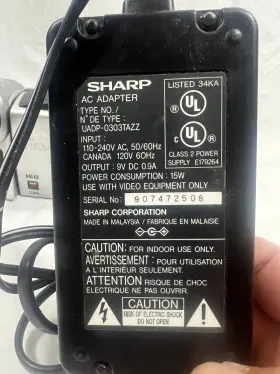 Vl-h870u Sharp Vl-h870 Hi8 Hi 8 8mm Video8 Camcorder Vcr Player Video Transfer #2