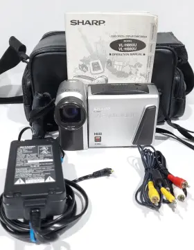 Vl-h880 Sharp Hi-8 Camcorder 8mm Video Camera Hi8 And Video8 Case