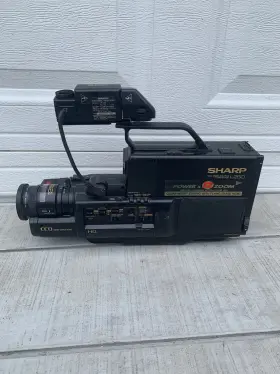 Vl-l250 Sharp Vintage Vhs Camcorder Video Camera Parts Repair Untested