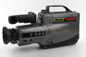 Vl-l51ou Sharp Vl-l510u Vhs Camcorder With Case Untested For Parts Only