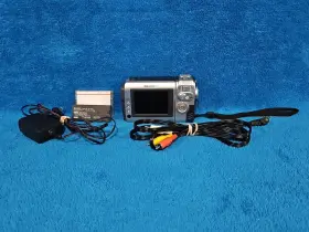 Vl-nz50 Sharp Digital Viewcam Minidv Handheld Camcorder Tested Working Bundle