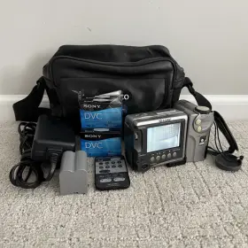 Vl-sd20u Sharp Minidv Camcorder 100x Zoom Sony Dvc Video Transfer Tested Vgc