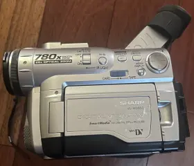 Vl-wd650u Sharp Minidv Digital Viewcam Video Camcorder - Untested