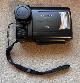 Vl-nz105 Sharp Vlnz105 Mini Dv Camcorder Video Camera Batteries Av Cable And Case #3