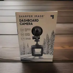 Sharper Image 843479129793 Dash Cam Camera For Dashboard 360 Degrees View - Black