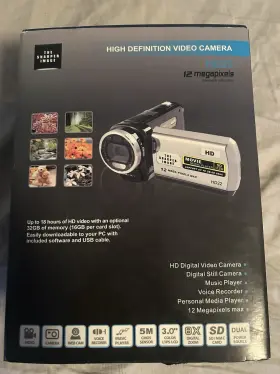 Hd22 Sharper Image The Shaper 12 Megapixels High Definition Video Camera