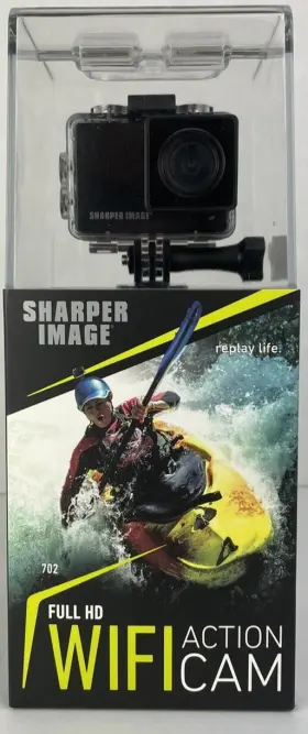 Svc702bk Sharper Image Action Camera Helmet Hd Wifi Model New In Box