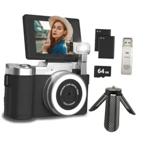 48mp Shenzhen Amkovery Tech. Development Co. Ltd 712490962156 4k Digital Camera For Photography Vlogging Youtube 2.8 Inch 180