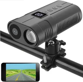 Shenzhenshiqiangshangdianzikejiyouxiangongsi 313040926910 Piepie Bike Front Light Sports Camera 1080p Hd Bicycle Action 64gb Memor