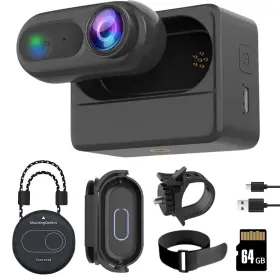 Body002 Shptdjtic 783296216422 1080p Body Camera With 2500mah Charging Case 180 Rotatable Clip And Magnetic
