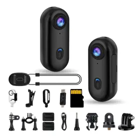 Sixmou 616421547453 I3 4k Small Pov Body With Audio And Video Recording Accessories Kit Bundle T