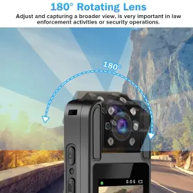 Sixmou 792684924429 Body Camera With Audio And Video Recording 6 Hours Hd 1080p Cam 18 #3