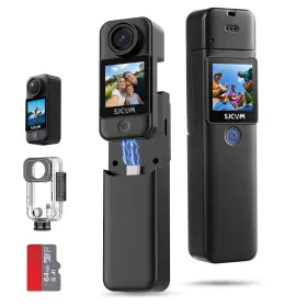 C300 Sjcam 972476164569 2in1 4k 154 Wide Fov 30m Waterproof Handheld Vlogging Camera