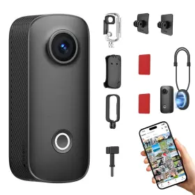 C100pro Sjcam Mini Body Camera Wearable Action Cam Pov Hands-free Thumb-size
