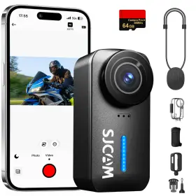 Sjcam C110-64g C110 Small 4k Wearable Body With 64gb Card 3h Battery Eis Stabilization 30m W