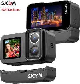 20mp Sjcam Sj20 4k Action Camera Ultra Hd Anti-shake Waterproof 30m Eis Dual Lens