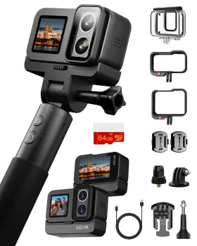 Sj20-travel Sjcam Sj20 Ultra 4k Underwater Action Camera 8h Power 154 Wide-angle 8x Zoom