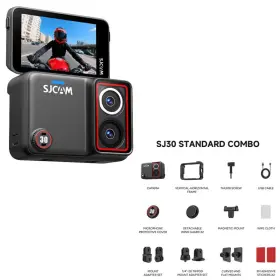 Sj30 Sjcam 8k 4k Wifi Dual Lens Hd Night Action Camera Flip Screen Voice Control