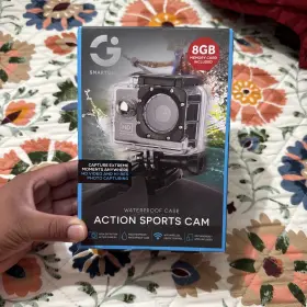 Smart Gear 030698066743 Nib Action Sports Cam With Waterproof Case 8gm Mem Card