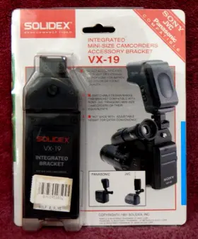 Vx-19 Solidex Mini Size Camcorder Accessory Bracket