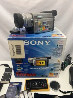 Dcr-trv900 Sony 1009902 Handycam 3ccd Mini Dv Camcorder Video From Japan Og All Box