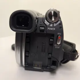 Dcr-hc26 Sony 1576557 Handycam Mini Dv Camcorder With Battery Power Cable& Case Tested #2