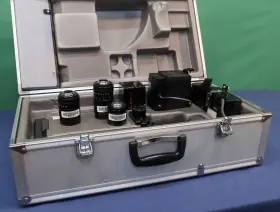 Dxc-1640 Sony 1640 Trinicon Color Video Camera 3 Fujinon Lenses Powers Up