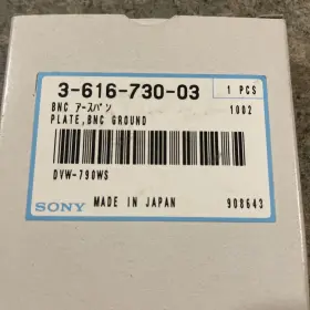 3-616-730-03 Sony Bnc Ground Plate Dvw-790ws Nos #2