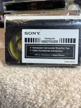 3-988-346-01 Sony Handycam Handyguide Camcorder Shooting Tips Video Introduction Nos Sealed
