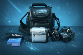 Dcr-trv22 Sony 33958 Rare Inch Metallic Blue Handycam Mini Dv Camcorder Nightshot Japan
