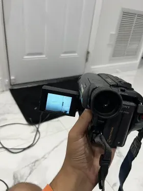 Ccd-trv215 Sony 76567785 Handycam Camcorder Vintage Video Recorder With Cord Case And Battery #2
