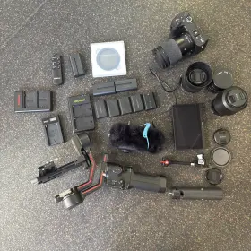 A6600 Sony Film Maker Kit 4 Lens Gimbal And More