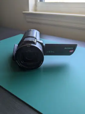 Ax-40 Sony Fdr - 4k Camcorder. Used In Excelent Condition. Battery And Charger #3
