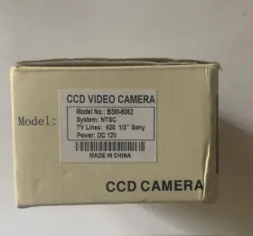 Bsm-5062 Sony Ccd Video Camera 1/3 Inch 620tvl Ntsc 12v Untested / As-is