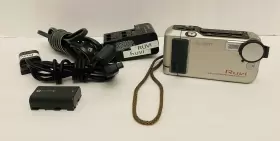 Ccd-cr1 Sony Ruvi Handheld Display Video Camera Recorder Silver Tested And Ready