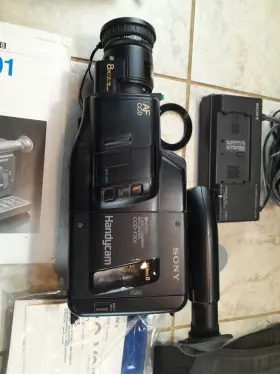 Ccd-f201 Sony Handycam Camcorder Bundle - Remote Charger For Parts/repair #2
