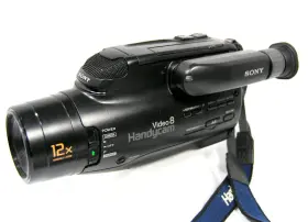Ccd-fx435 Sony Handycam Video8 Camcorder Ccd-fx 435 Accessories And Bag As Is For Parts #2