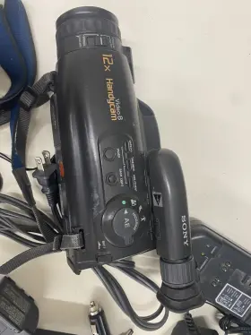 Ccd-fx520 Sony Vintage Handycam Video 8 Camera W Charger- Not Tested #2
