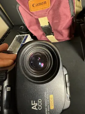 Ccd-tr303e Sony Handycam Video8 1990s Analogue Retro Camcorder Charger Bag #3