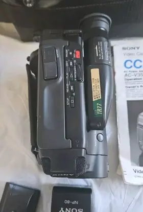 Ccd-tr77 Sony Video 8 Handycam 8mm Ntsc Camcorder With Ac Adaptor - Tested #2