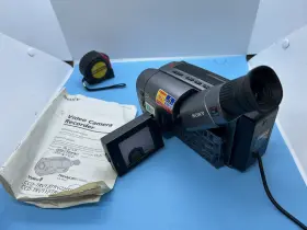 Ccd-trv33 Sony Rare Video Camera Recorder With Car Lighter Adapter And Manual