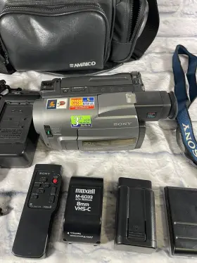 Ccd-trv53 Sony Handycam Vision 8mm Video Camcorder Vcr Player With Accessories #2