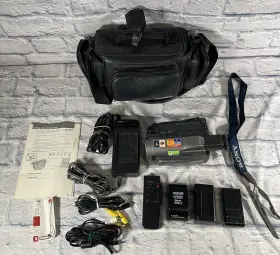 Ccd-trv53 Sony Handycam Vision 8mm Video Camcorder Vcr Player With Accessories