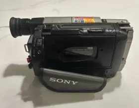 Visionccd-trv615 Sony Ccd-trv65c Handycam Video Hi8 72x Digital Zoom Silver Tested Works #3