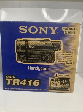 Ccd-tr416 Sony Ccdtr416 Handycam Hi-8 Analog Bundle With Case And Video Tapes Box