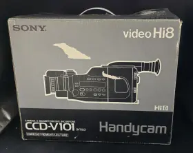 Ccd-v101 Sony Ccdv101 Vintage Handycam Hi8 Video Camera Recorder With Box And Accessories #3