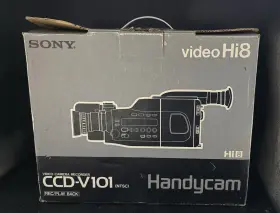 Ccd-v101 Sony Ccdv101 Vintage Handycam Hi8 Video Camera Recorder With Box And Accessories
