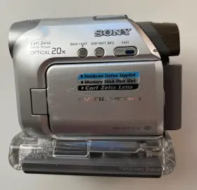 Cdr-hc32 Sony Carl Zeiss Optical 20x In Carrying Case No Cable Parts/repair