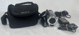 Dcr-dvd508 Sony Handycam Camcorder With Ac Power Adapter Battery Charger And Bag